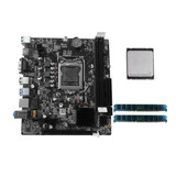 Kit De Placa Base B75 Con Cpu I3 2100 Y 2 Memorias Ddr3 4g L