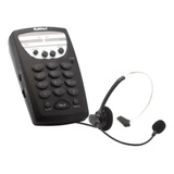 Telefone Headset Telemarketin Multitoc Fone Musica De Espera