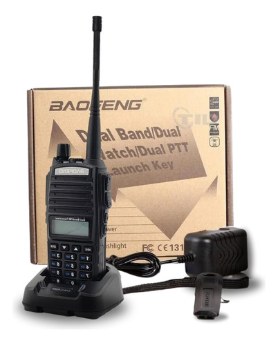 Rádio Comunicador Baofeng Uv-82 Dual Band 1800mah 8w