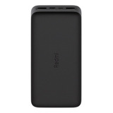 Carregador Portátil Xiaomi Power Bank  20000mah Preto