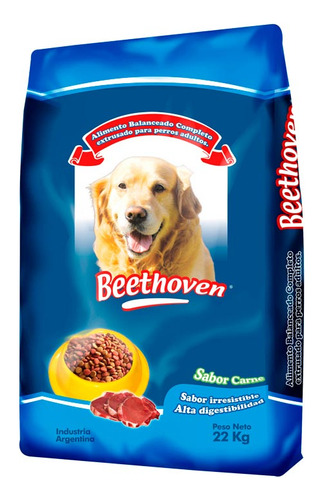Alimento Animales  Perro Adul 22 Kg Beethoven Alimentos P/m