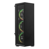 Gabinete Yeyian Ventle Master Con Ventana, Midi-tower Negro