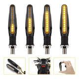 4pz Direccionales Led Moto Secuencial Motocicleta Flexible