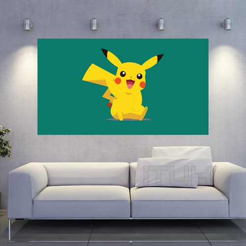 Cuadro Decorativo Pikachu 