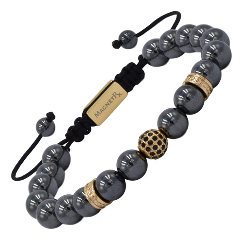 Magnetrx® Hematite Magnetic Therapy Bracelet - Max Streng Ac