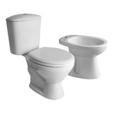 Juego Sanitarios Baño Inodoro Mochila Tapa Bidet Ferrum Mayo