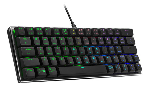 Teclado Mecánico Cooler Master Sk620 Rgb Con Cable Negro