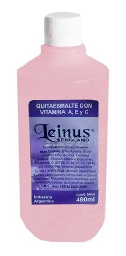 Quita Esmalte Profesional X6 Unidades 500ml Manicuría 