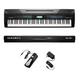 Piano Digital Kurzweil Ka-120 88 Teclas Usb + Fuente