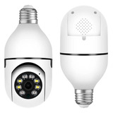 Camera Lampada Inteligente Panoramica Yoosee Wifi Espiã Led