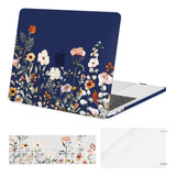 Funda Mosiso Para Macbook Pro 13 M2 + C/teclado Flowersb