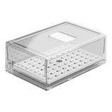 Caja De Almacenamiento Transparente Para Fruta Con Cajón Y R