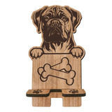 Jcvuk Soporte De Telefono De Madera Con Tema De Perro, Bull 