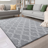 Chicrug Shag - Alfombra Geometrica Moderna Para Dormitorio,