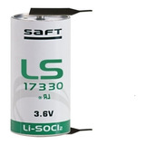 Bateria Saft Ls17330 3,6v Cr2/3a 2100mah Lithium 2t (1+/1-)