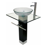 Esatto ® Mueble De Baño Lavabo Cristal Cromo Espejo Mv-003