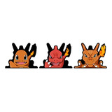 Sticker 3d Movimiento Anime Pokemon Fire Evolucion Charizard