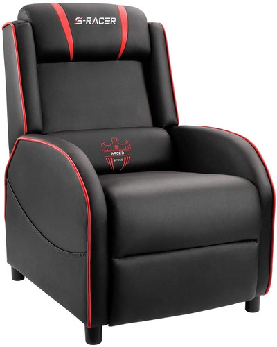 Silla Gamer Homall Reclinable Para Videojuegos Roja