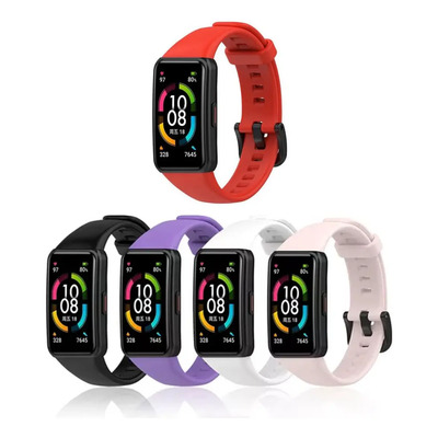 5pz Correa De Silicón Para Huawei Band 6 Para Honor Band 6 7 5 Colors 2.1 Cm