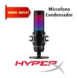 Micrófono Condensador Mod Rgb Quadcast Marca Hyperx Original