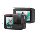 Protector Glass Templado Para Gopro Hero 9 Lente Y Display