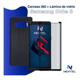 Carcasa 360 Para Samsung Note 8 + Lamina De Vidrio