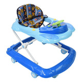 Caminador Para Bebe Buggy Plagable Musical Azul