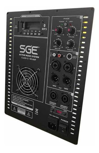 Módulo Amplificado Audio 2.1 Clase D Sobwoofer - Sge18358