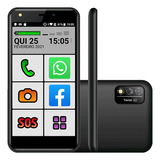 Celular Do Idoso Letras Grandes 4g 32gb Dual Chip Tela 5'