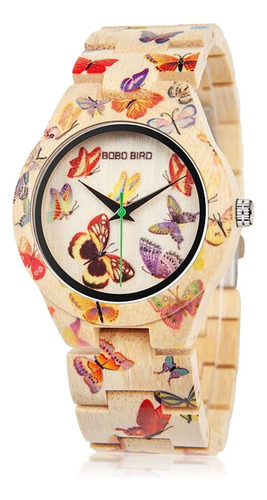 Bobo Bird Reloj De Bambu Para Mujer Relojes Informales De...