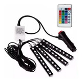 Tira Luces Led Rgb Multicolor Interior Auto Audioritmica 12v