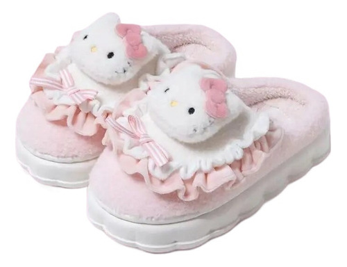 Zapatillas Cálidas De Invierno Hello Kitty Melody