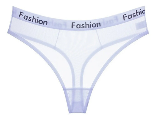 Pack De 6 Bragas Deportivas Transparentes Con Estampado De G