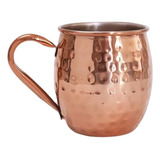 Caneca Moscow Mule Revestida De Cobre 400ml Para Drink