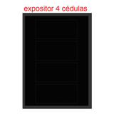 Quadro Expositor Porta Cédulas Notas Coleção Colecionador