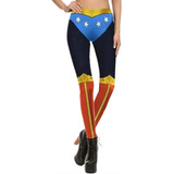 Wonder Woman Leggins Leggings Mujer Maravilla Licra 02