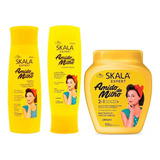 Skala Amido De Milho Shampoo + Acondicionador + Mascara