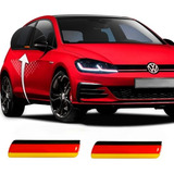 Kit 2 Emblema Relevo Para Coluna  Eua Alemanha Itália