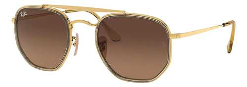 Ray Ban Rb3648m Marshal Ii Dorado Café Degradao