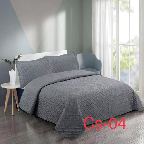 Cubrecama De Verano Quilt Cobertor Unicolor 2 Plazas