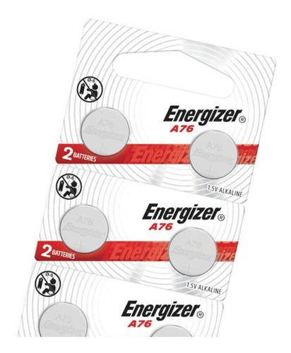 Pila Lrr44 Energizer A76 157 357 Tira Por 10