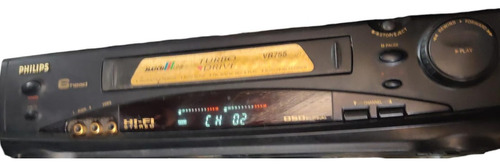 Videocasetera Philips Turbo Drive Vr 755/77. 6 