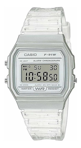 Relógio Casio Feminino Standard F-91ws-7df Nota Original