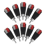 10pcs De Cable De Bocina Cable A Audio Rca Conector Macho 1