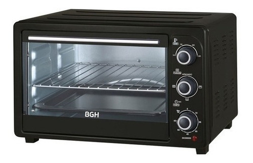 Horno De Mesa Eléctrico Bgh Bhe40m19 40l Negro 220v-240v