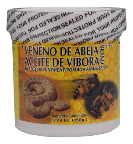 Veneno De Abeja Aceite De Vibora 5.29 Oz Envio Gratis