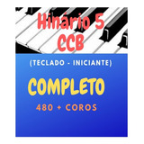 Hinário 5 Ccb - Teclado - Iniciante 