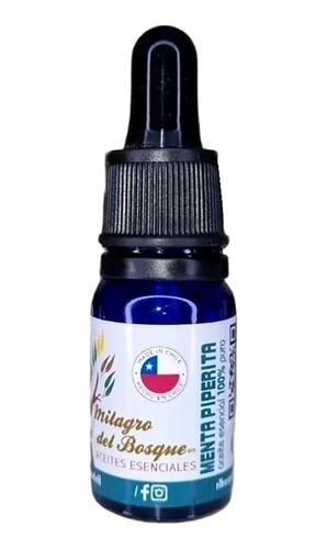 Aceite Esencial Menta Piperita, 10 Ml, 100% Puro Y Concentra