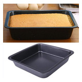 Molde Antiadherente Reposteria Cocina Panque Pastel Hornear Color Negro