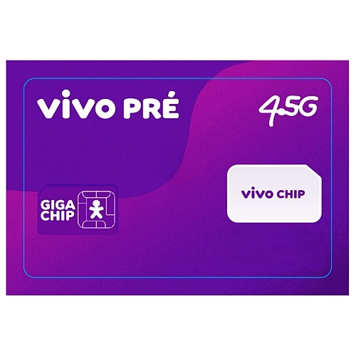 Chip Vivo Pré Mais - Internet Ilimitada Vivo Regularizado